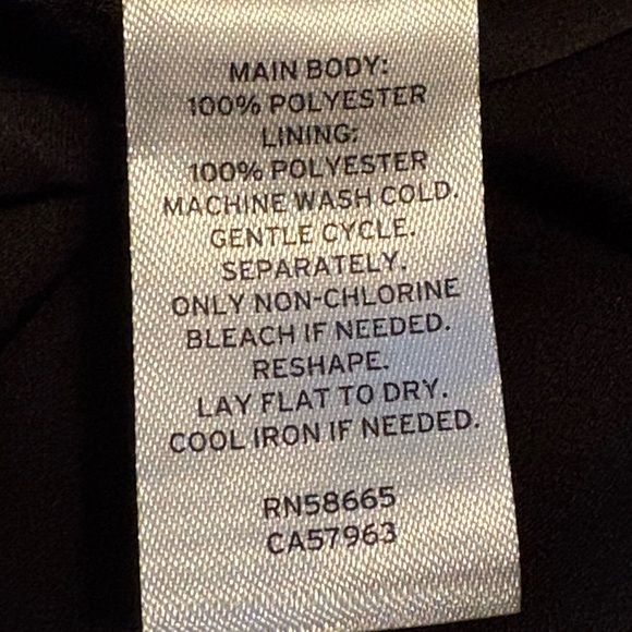 Nordstrom Rack Basic Satin Sheen Maxi Skirt Solid Black Polyester Women’s 3X - Picture 8 of 9